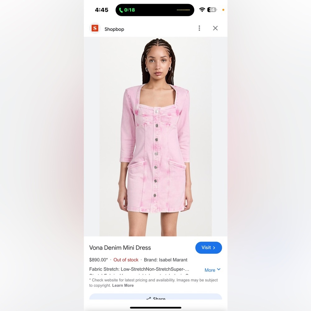 isabel marant dress size 38